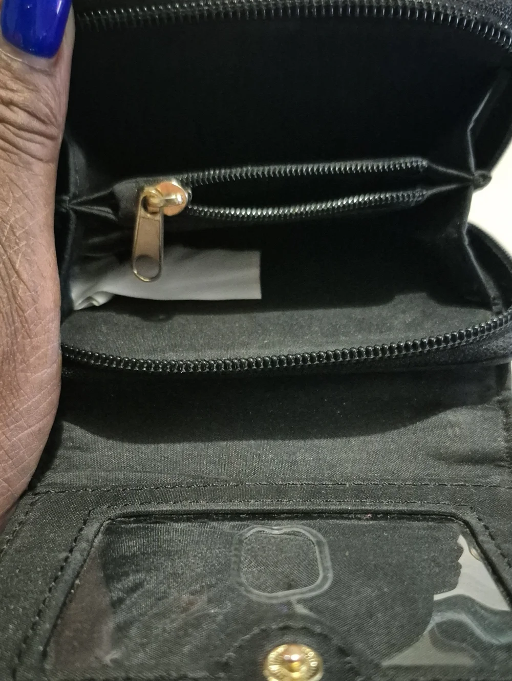 Tommy Hilfiger Black Wallet Keychain